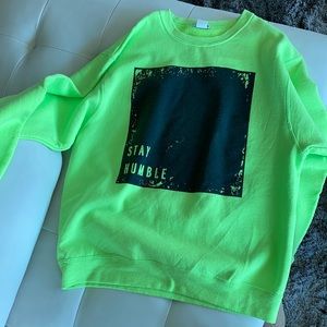 Sweater lime green new